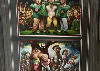 Masters Caricature Framed Collage