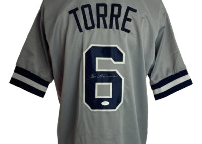 Joe Torre Yankees Signed Jersey