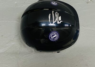 Victor Hedman Lightning Signed Mini Helmet