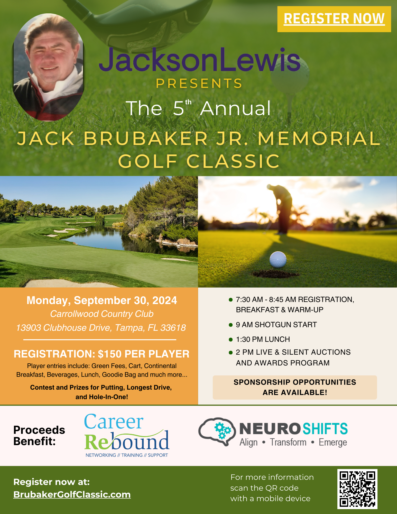5th Annual Jack Brubaker Jr. Memorial Golf Classic