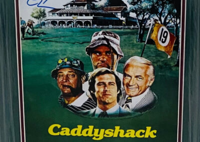 Caddyshack Movie Poster signed by Chevy Chase