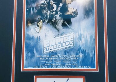 George Lucas Signed Empire Strikes Back