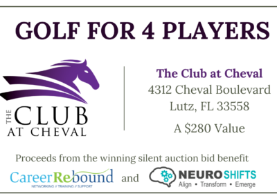 Golf for 4 Players - Club at Cheval