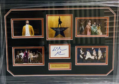 Lin Manuel Miranda Signed Hamilton Collage