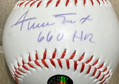 Willie Mays signed baseball