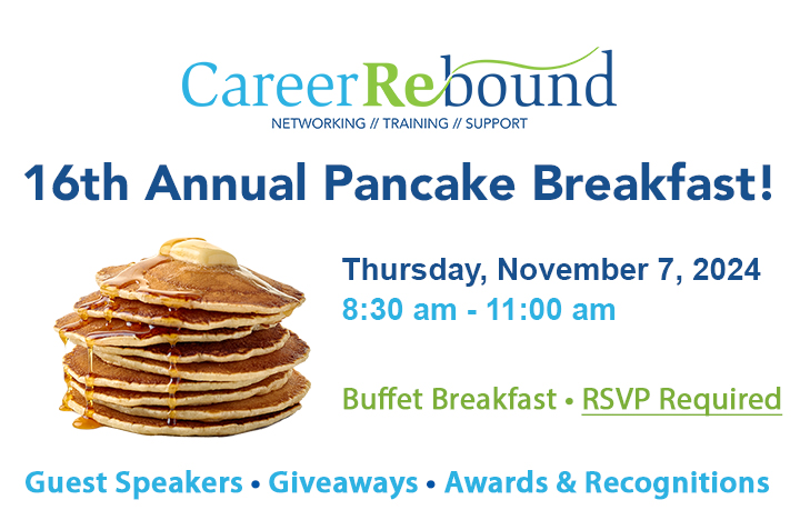 Career Rebound's 16th Annual Pancake Breakfast