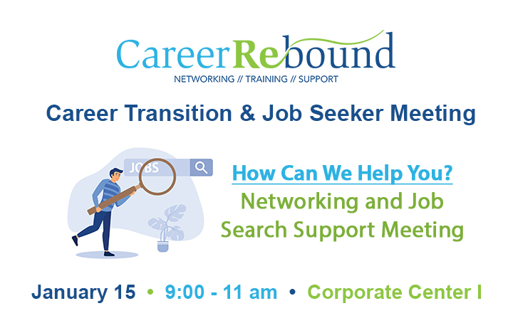 Career Rebound Monthly General Meeting January 15, 2025