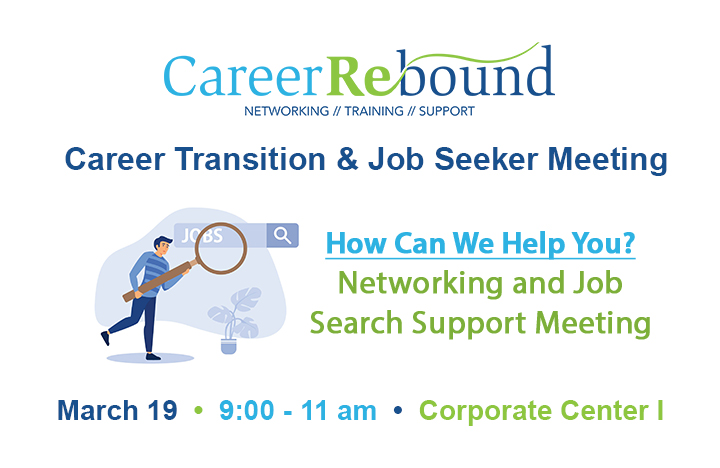 Career Rebound Monthly General Meeting March 19, 2025