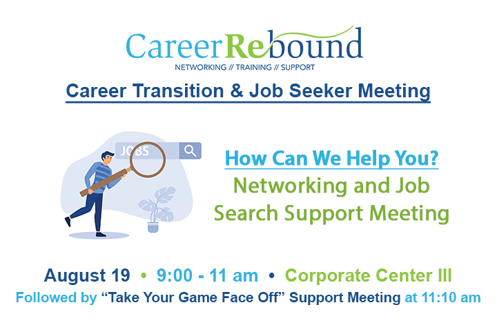 August 19, 2026 Career Rebound General Meeting