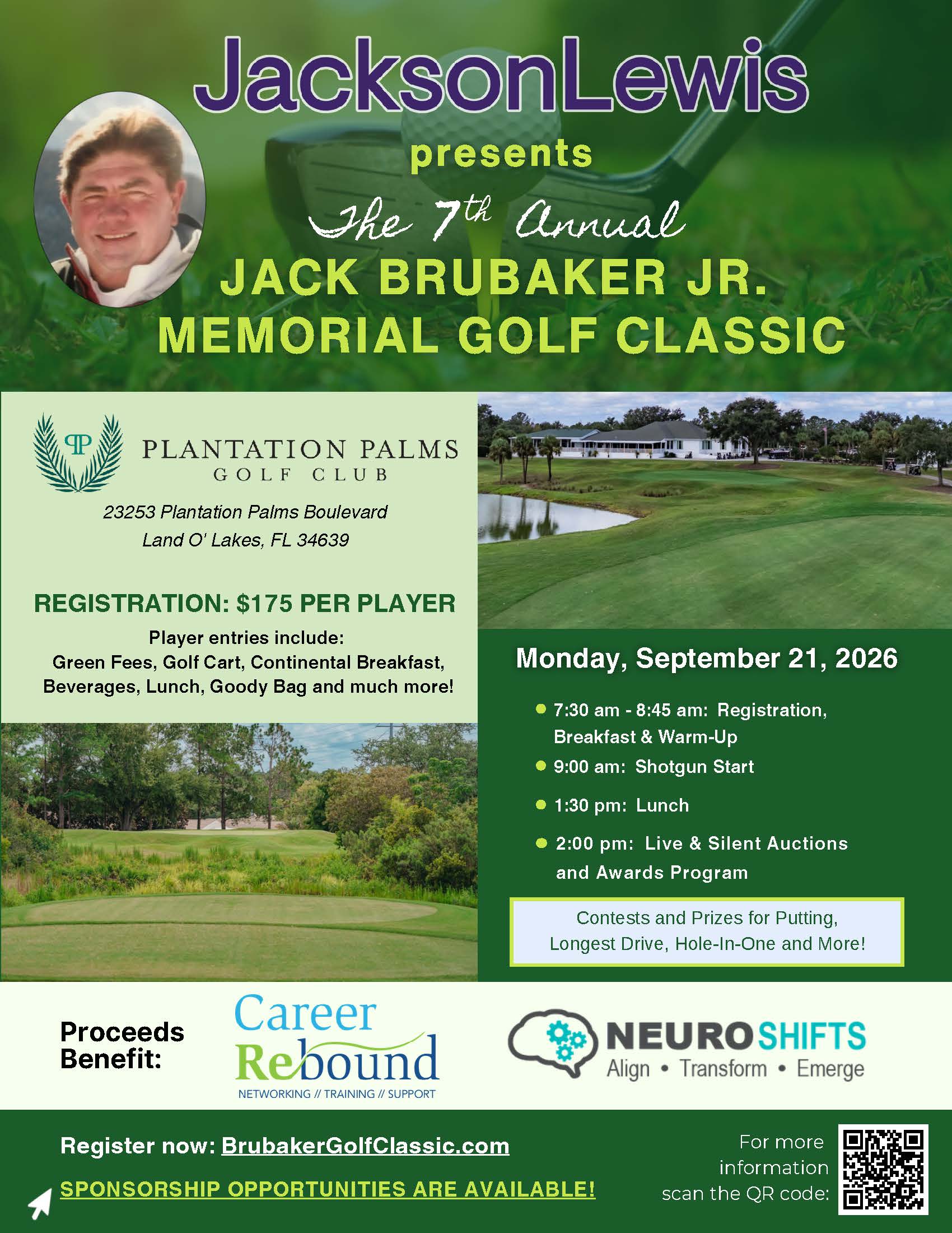 7th Annual Jack Brubaker, Jr. Memorial Golf Classic